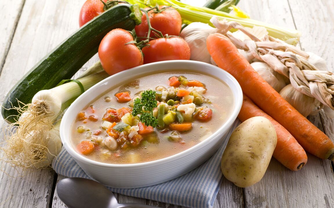 зеленчукова супа при гастрит